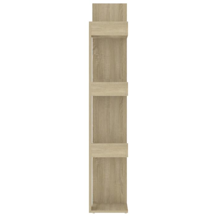Bibliothèque Chêne Sonoma 86x25,5x140 cm Bois d’ingénierie – Image 4