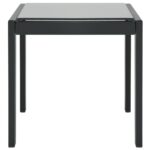 Chaises longues lot de 2 avec table Textilène et acier – Image 5