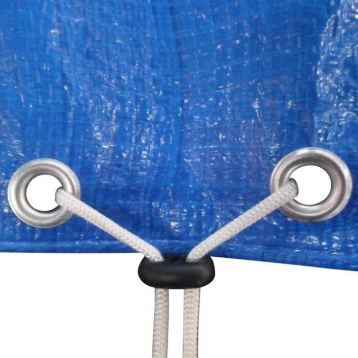 Couvertures de piscine 2 pcs PE Ronde 460 cm 90 g/m² – Image 6