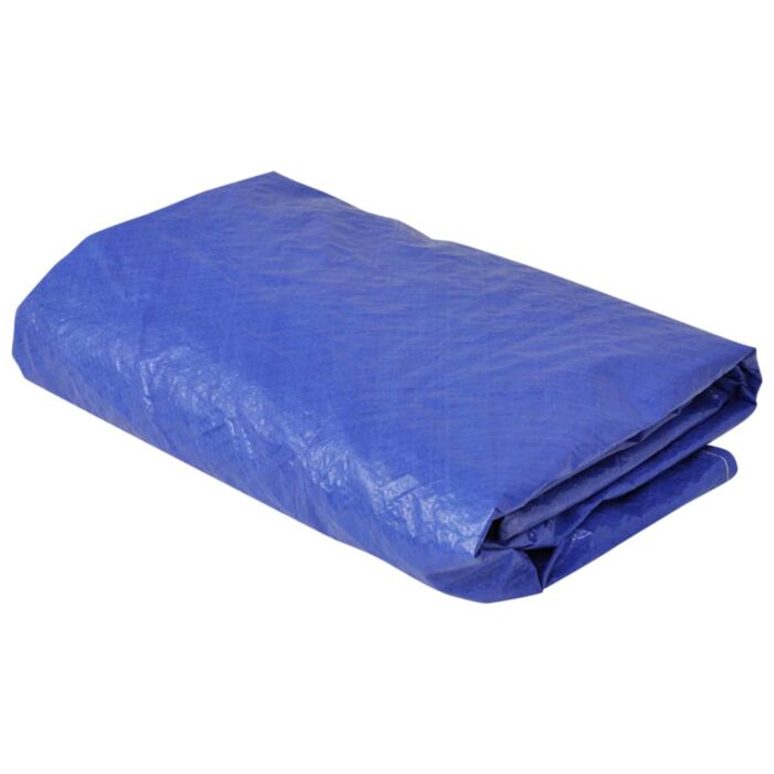 Couvertures de piscine 2 pcs PE Ronde 540 cm 90 g/m² – Image 4