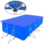 Couvertures de piscine 2 pcs PE Rectangulaire 90 g/m² 400x207cm – Image 2