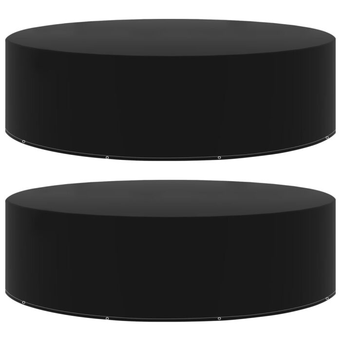 Housses de salon de jardin 2 pcs 10 œillets 205x90 cm – Image 1