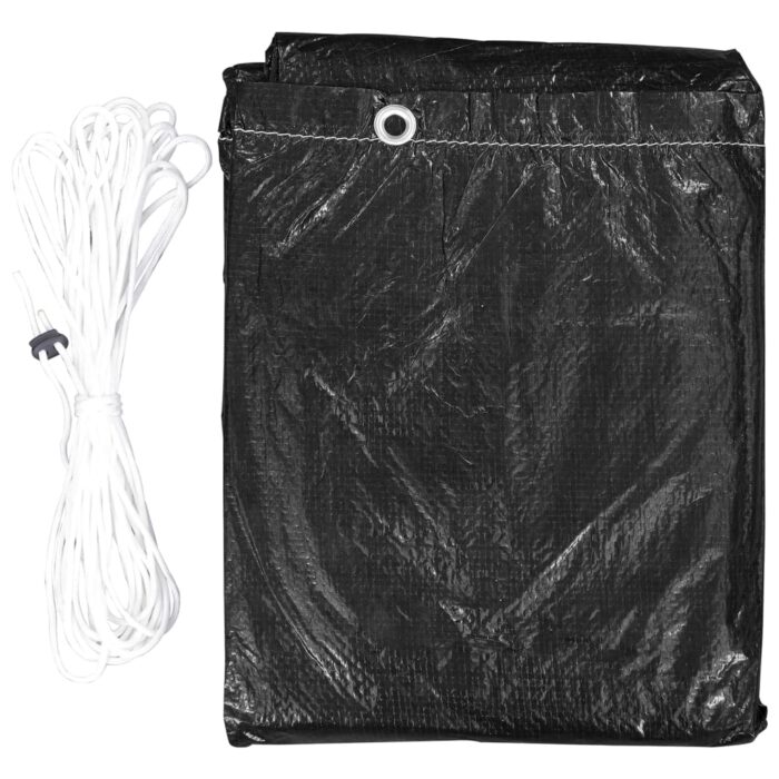 Housses de balancelle 2 pcs 6 œillets 185x117x170 cm – Image 7
