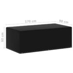 Housses de meubles de jardin 2pcs 6œillets barbecue 170x90x60cm – Image 5