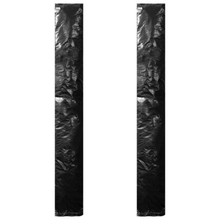 Housses de parasol avec fermeture éclair 2 pcs PE 200 cm