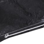 Housses de meubles de jardin 2 pcs 6 œillets 160x80x75 cm – Image 4