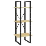 Bibliothèque à 5 niveaux 40x30x175 cm Bois de pin – Image 4