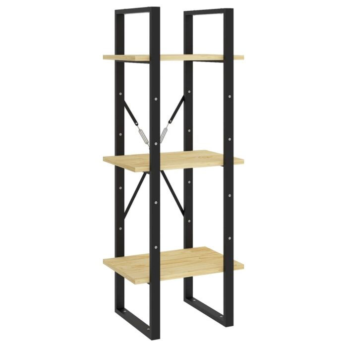 Bibliothèque à 5 niveaux 40x30x175 cm Bois de pin – Image 4