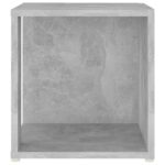 Table d'appoint Gris béton 33x33x34,5 cm Bois d'ingénierie – Image 3
