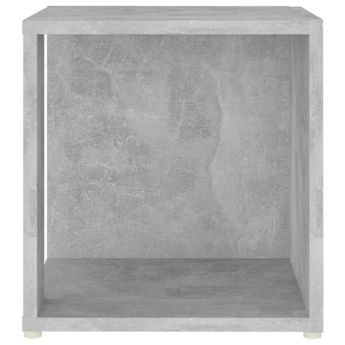 Table d'appoint Gris béton 33x33x34,5 cm Bois d'ingénierie – Image 3