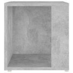 Table d'appoint Gris béton 33x33x34,5 cm Bois d'ingénierie – Image 4