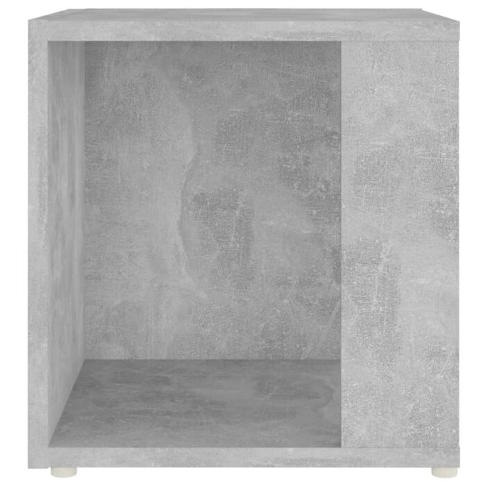 Table d'appoint Gris béton 33x33x34,5 cm Bois d'ingénierie – Image 4