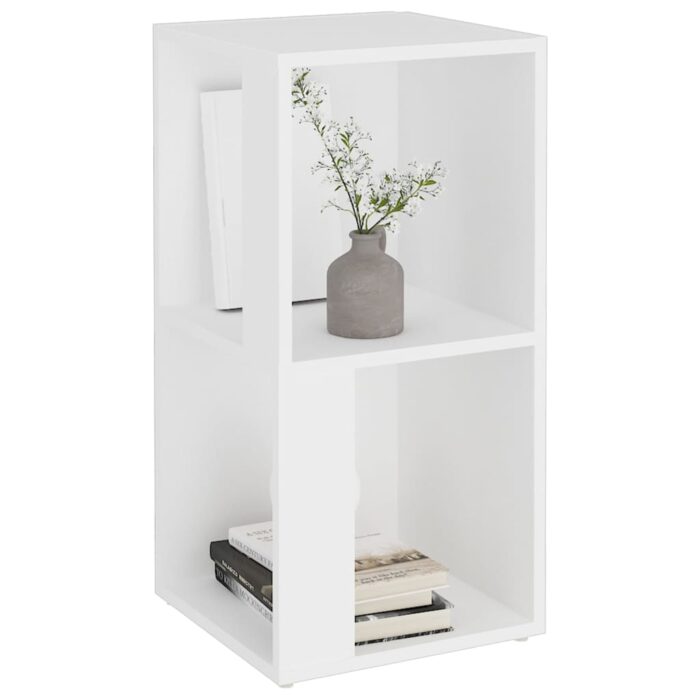Armoire d'angle Blanc 33x33x67 cm Bois d'ingénierie – Image 2