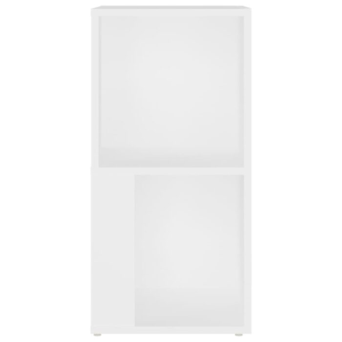 Armoire d'angle Blanc 33x33x67 cm Bois d'ingénierie – Image 3