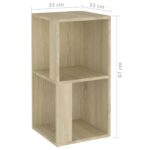 Armoire d'angle Chêne sonoma 33x33x67 cm Bois d'ingénierie – Image 5