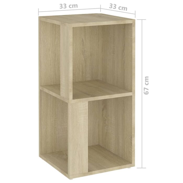VXL8720286649763_g_en_hd_5.jpg Armoire d'angle Chêne sonoma 33x33x67 cm Bois d'ingénierie – Image 5