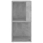 Armoire d'angle Gris béton 33x33x67 cm Bois d'ingénierie – Image 4