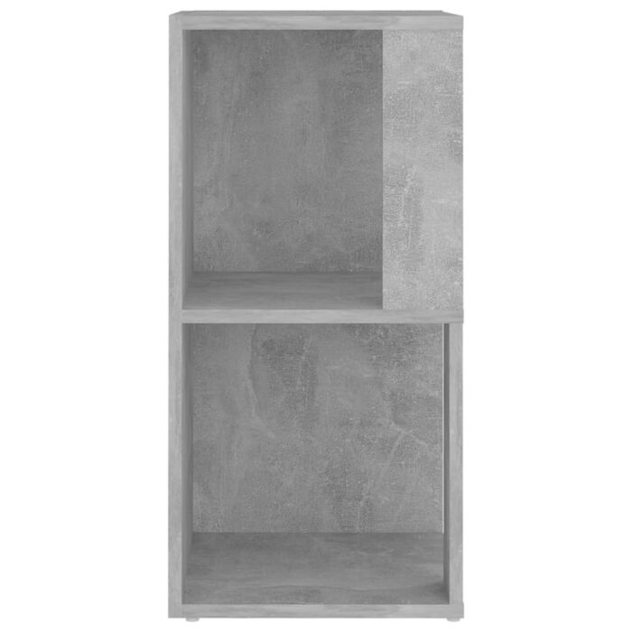Armoire d'angle Gris béton 33x33x67 cm Bois d'ingénierie – Image 4