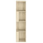 Armoire d'angle Chêne sonoma 33x33x132 cm Bois d’ingénierie – Image 3