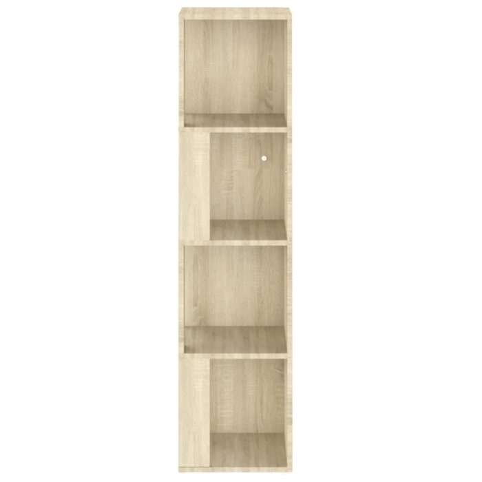 Armoire d'angle Chêne sonoma 33x33x132 cm Bois d’ingénierie – Image 3