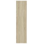 Armoire d'angle Chêne sonoma 33x33x132 cm Bois d’ingénierie – Image 4