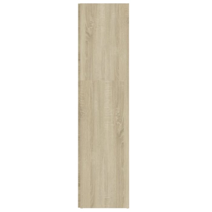 Armoire d'angle Chêne sonoma 33x33x132 cm Bois d’ingénierie – Image 4