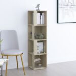 Armoire d'angle Chêne sonoma 33x33x132 cm Bois d’ingénierie