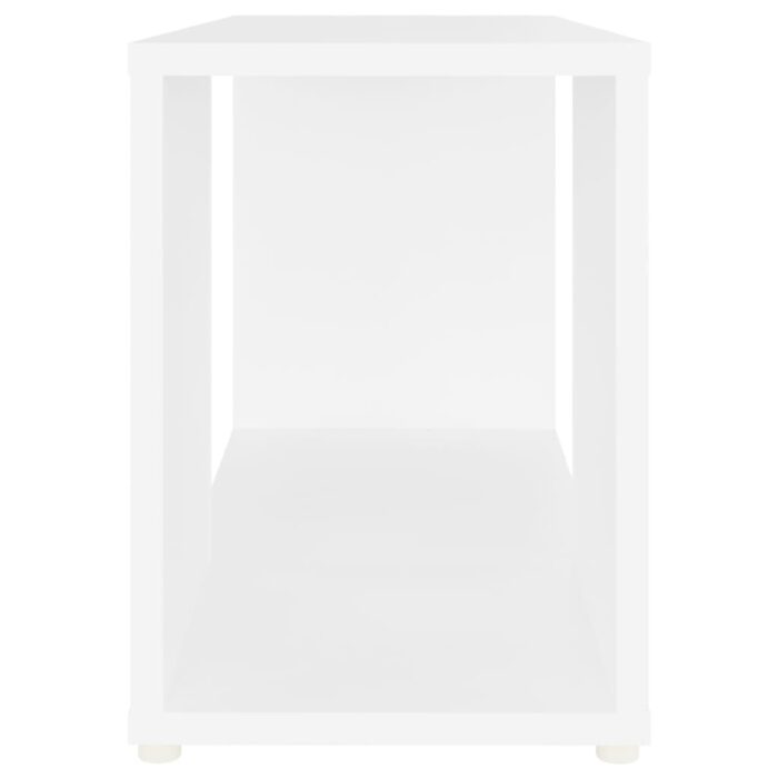 Meuble TV Blanc 60x24x32 cm Bois d'ingénierie – Image 4