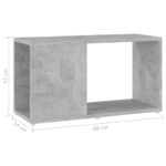 Meuble TV Gris béton 60x24x32 cm Bois d'ingénierie – Image 5