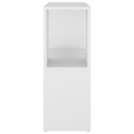 Bibliothèque Blanc 60x24x63 cm Bois d'ingénierie – Image 4