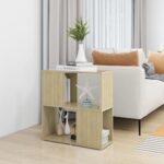 Bibliothèque Chêne sonoma 60x24x63 cm bois d'ingénierie – Image 2