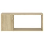 Meuble TV Chêne sonoma 80x24x32 cm Bois d'ingénierie – Image 3