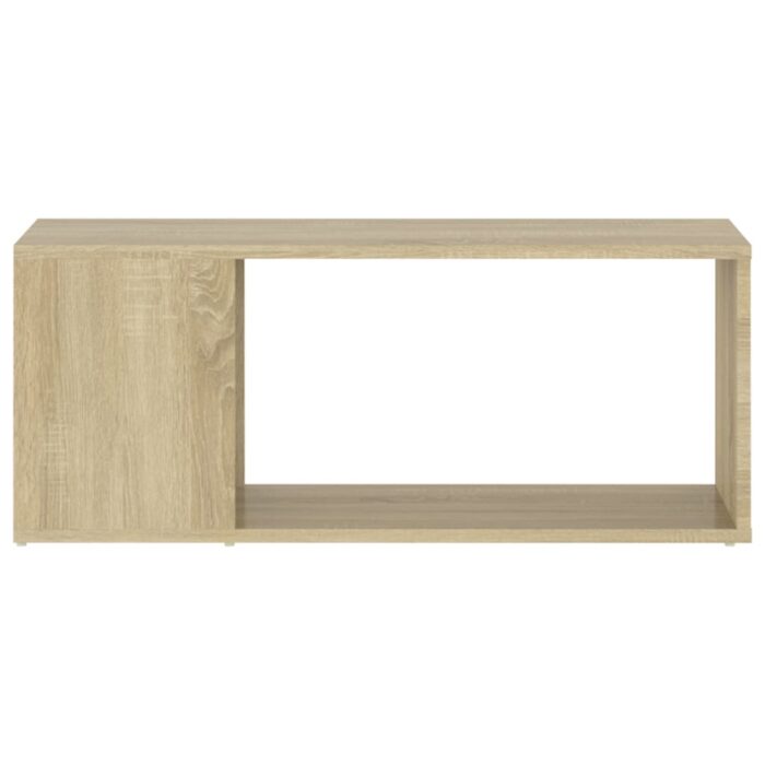 Meuble TV Chêne sonoma 80x24x32 cm Bois d'ingénierie – Image 3