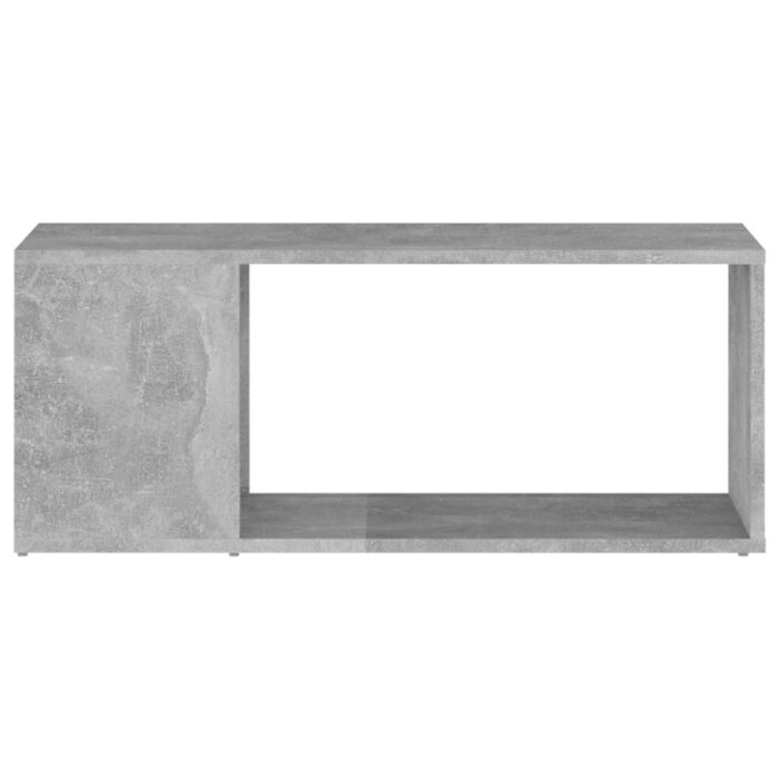 Meuble TV Gris béton 80x24x32 cm Bois d'ingénierie – Image 3