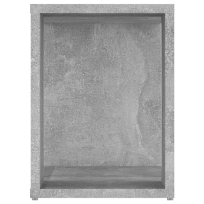 Meuble TV Gris béton 80x24x32 cm Bois d'ingénierie – Image 4