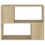 Meuble TV Chêne sonoma 80x24x63 cm Bois d'ingénierie – Image 3