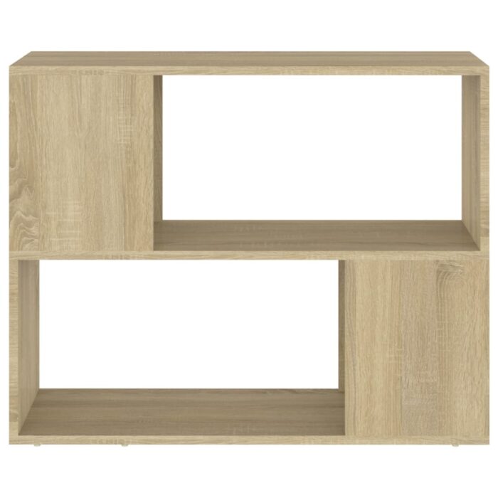 Meuble TV Chêne sonoma 80x24x63 cm Bois d'ingénierie – Image 3