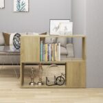 Meuble TV Chêne sonoma 80x24x63 cm Bois d'ingénierie