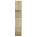 Bibliothèque/Séparateur de pièce Chêne Sonoma 80x24x124,5 cm – Image 4