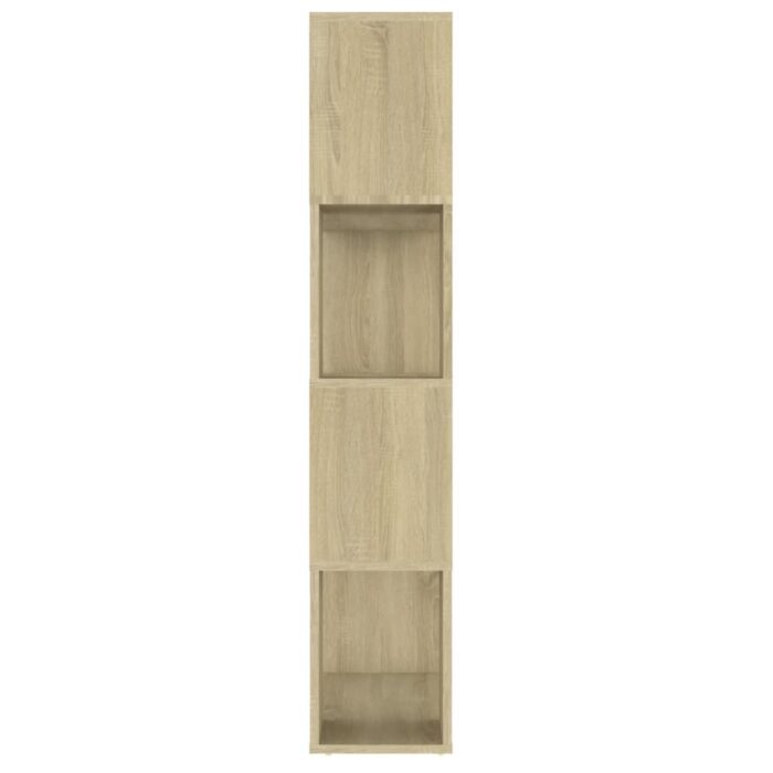 Bibliothèque/Séparateur de pièce Chêne Sonoma 80x24x124,5 cm – Image 4