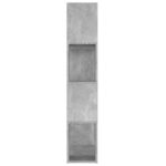 Bibliothèque/Séparateur de pièce Gris béton 80x24x124,5 cm – Image 4