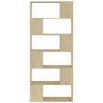 Bibliothèque/Séparateur de pièce Chêne sonoma Bois d'ingénierie – Image 3