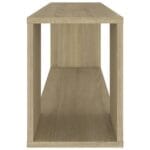 Meuble TV Chêne sonoma 100x24x32 cm Bois d'ingénierie – Image 3