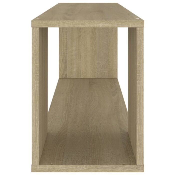 Meuble TV Chêne sonoma 100x24x32 cm Bois d'ingénierie – Image 3