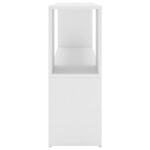 Bibliothèque Blanc 100x24x63 cm Bois d'ingénierie – Image 4