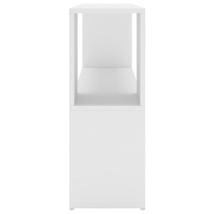 Bibliothèque Blanc 100x24x63 cm Bois d'ingénierie – Image 4