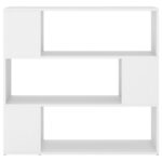 Bibliothèque/Séparateur de pièce Blanc 100x24x94 cm – Image 3