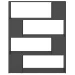 Bibliothèque/Séparateur de pièce Gris 100x24x124 cm – Image 3