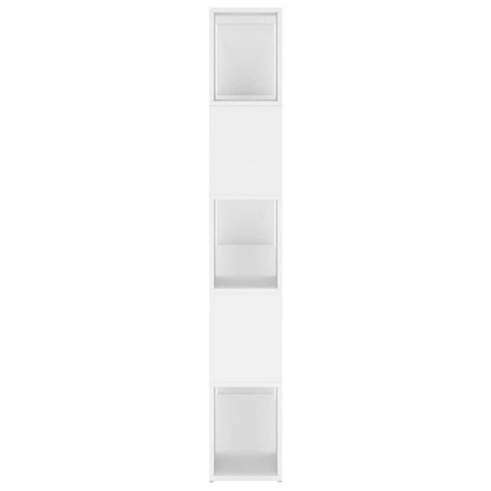 Bibliothèque Séparateur de pièce Blanc Bois d'ingénierie – Image 4