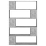 Bibliothèque de séparation Gris béton Bois d'ingénierie – Image 3